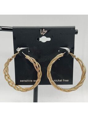 Gold Hoops G by Gennaro Earrings